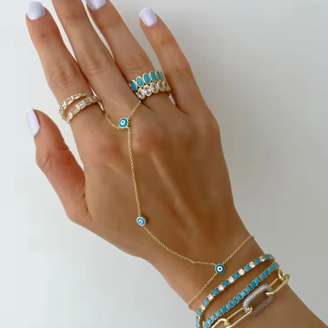 EVIL EYE HAND CHAIN